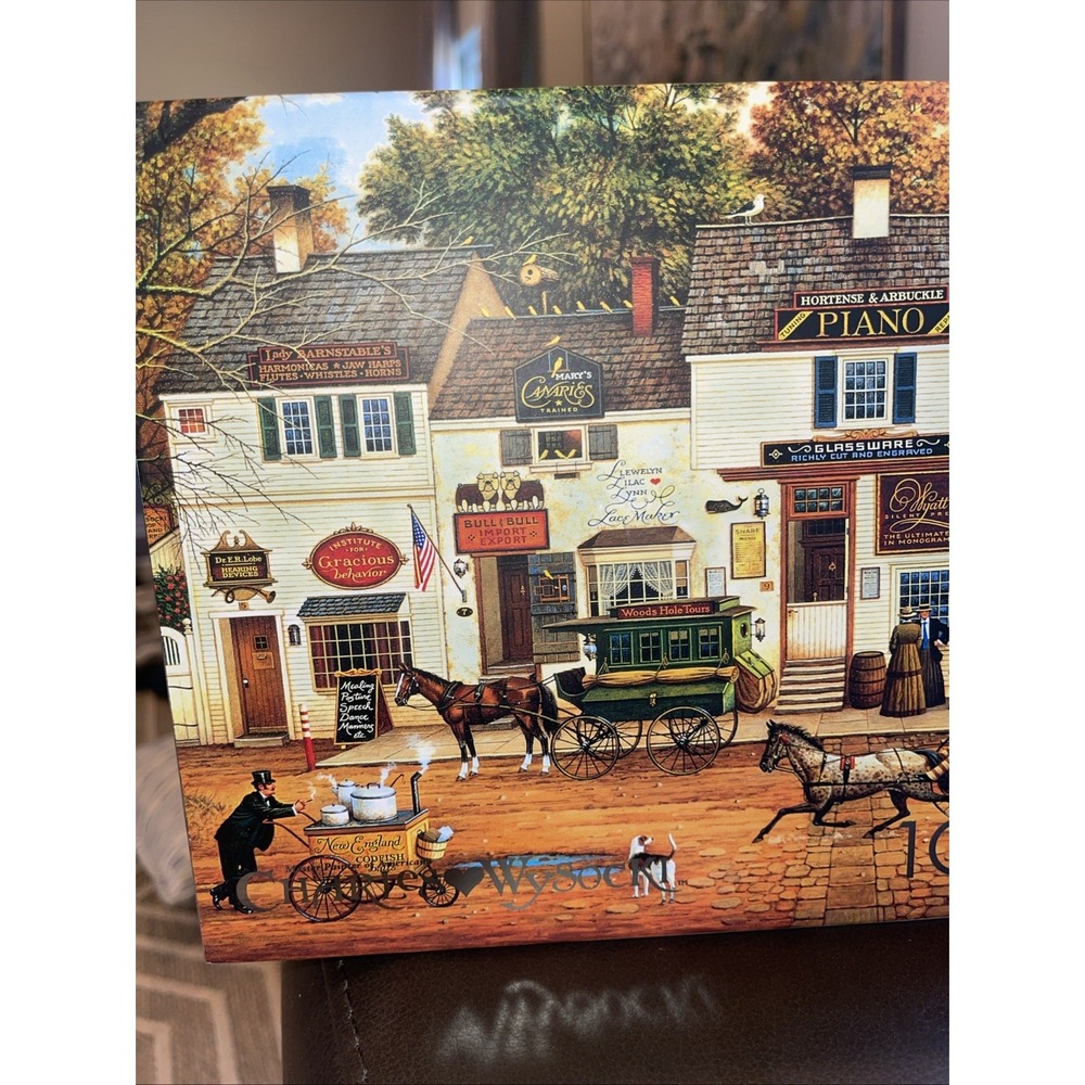 NEW Buffalo Charles Wysocki Silver Select OLDE CAPE COD Premium 1000 Pc Puzzle - Picture 2 of 5